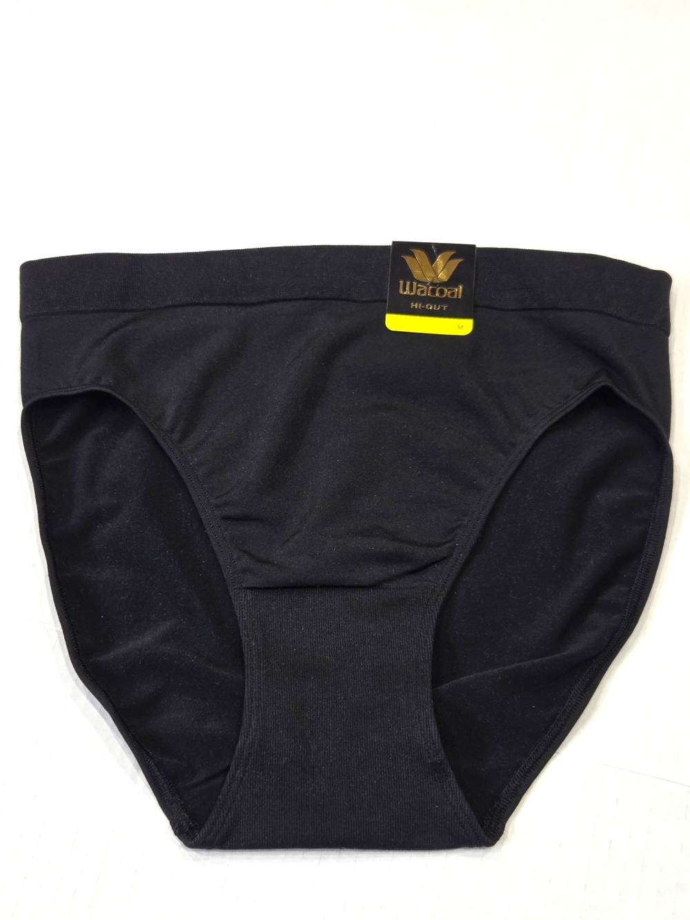 Wacoal B-Smooth Seamless Hi-Cut Briefs – Black Size M NWT